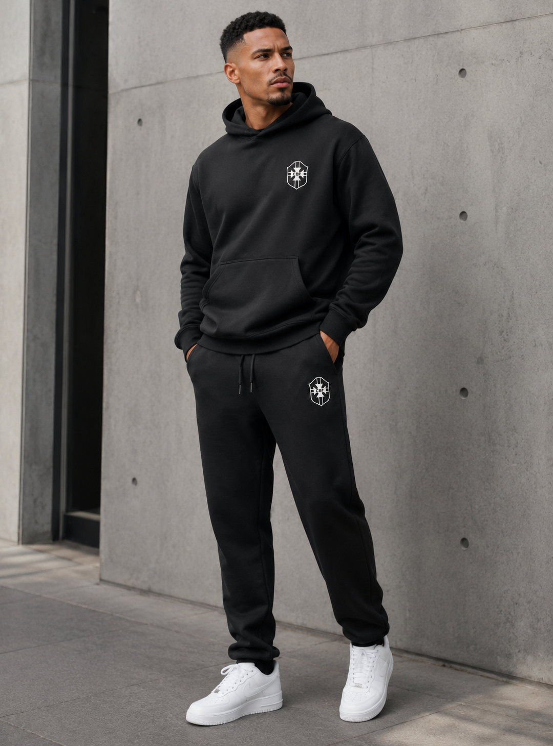 Brasil premium Tracksuit - Zwart